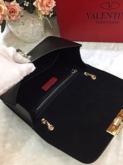 Valentino Handle Bag In Black 080-1 Size 24×7×17cm - 2