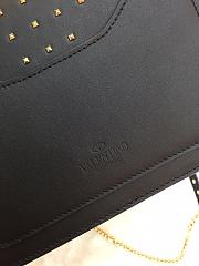 Valentino Handle Bag In Black 080-1 Size 24×7×17cm - 3
