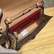 Valentino Rockstud Spike Clutch With Chain Bag ZW2B0 Size: 23.5 x 14.5 x 4.5cm - 6