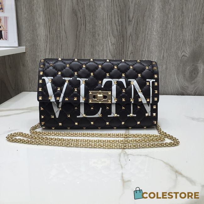 Valentino Rockstud Spike Clutch ZW2B0 Size: 23.5 x 14.5 x 4.5cm - 1