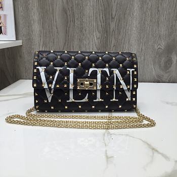Valentino Rockstud Spike Clutch ZW2B0 Size: 23.5 x 14.5 x 4.5cm
