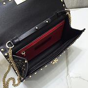 Valentino Rockstud Spike Clutch ZW2B0 Size: 23.5 x 14.5 x 4.5cm - 3