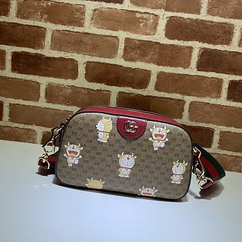 Doraemon x Gucci Small Shoulder Bag 574886 Size 24x14x7cm