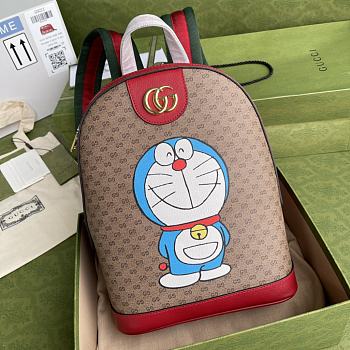 Doraemon x Gucci Small Backpack ‎647816 Size 22x29x15cm