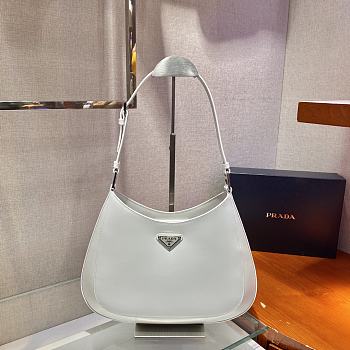 Prada Cleo Brushed Leather Shoulder Bag 1BC156 Size 30cm