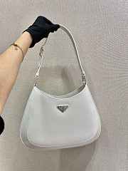 Prada Cleo Brushed Leather Shoulder Bag 1BC156 Size 30cm - 4