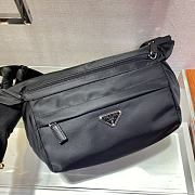 Prada Nylon And Saffiano Leather Bag With Strap 2VH994 Size 27x15x14cm - 6