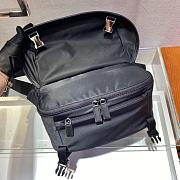 Prada Nylon And Saffiano Leather Bag With Strap 2VH994 Size 27x15x14cm - 3