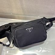 Prada Re-Nylon And Saffiano Leather Shoulder Bag 2VH128 Size 19x13x2.5cm - 3