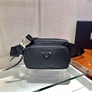Prada Black Nylon Belt Bag 1BL010 Size 21x12x7.5cm - 3
