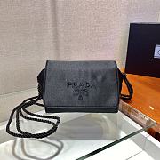 Prada Milano Vintage Shoulder Bag 1BD666 Size: 18.5x16x6cm - 5
