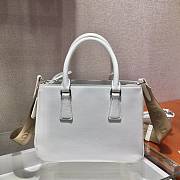 Prada Galleria Small Saffiano In White Leather Bags 1BA296 Size 23x16.5x10cm - 3