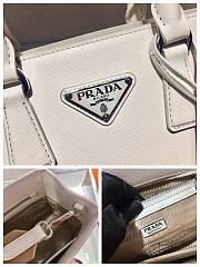 Prada Galleria Small Saffiano In White Leather Bags 1BA296 Size 23x16.5x10cm - 2