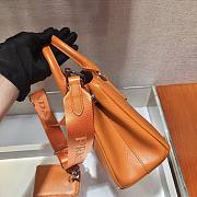 Prada Galleria Small Saffiano In Orange Leather Bags 1BA296 Size 23x16.5x10cm - 6