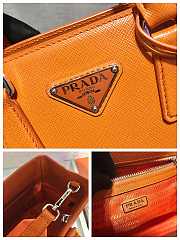 Prada Galleria Small Saffiano In Orange Leather Bags 1BA296 Size 23x16.5x10cm - 5