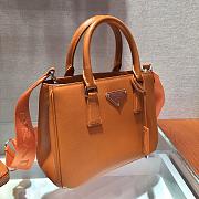 Prada Galleria Small Saffiano In Orange Leather Bags 1BA296 Size 23x16.5x10cm - 2