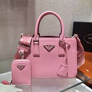 Prada Galleria Small Saffiano In Pink Leather Bags 1BA296 Size 23x16.5x10cm - 6