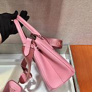 Prada Galleria Small Saffiano In Pink Leather Bags 1BA296 Size 23x16.5x10cm - 2