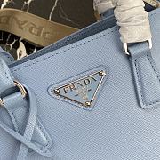 Prada Galleria Small Saffiano In Blue Leather Bags 1BA296 Size 23x16.5x10cm - 4