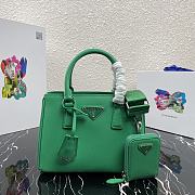 Prada Galleria Small Saffiano In Green Leather Bags 1BA296 Size 23x16.5x10cm - 1