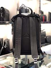 Prada Nylon And Saffiano Leather Backpack 2VZ135 Size 27x45x17cm - 4