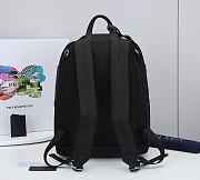 Prada Black Nylon Backpack 2VZ066 Size 40x29x17cm - 4