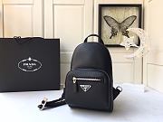 Prada Black Saffiano Crossbody Backpack 2VZ031 Size 18x28x9.5cm - 1