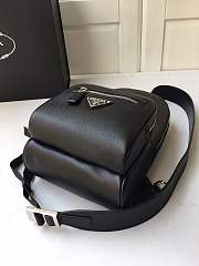 Prada Black Saffiano Crossbody Backpack 2VZ031 Size 18x28x9.5cm - 2