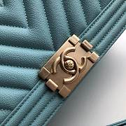 Chanel Le Boi 19 Ib Blue 67086 Size: 25×15×7.5cm - 4