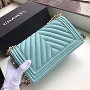 Chanel Le Boi 19 Ib Blue 67086 Size: 25×15×7.5cm - 3