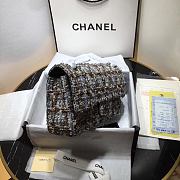 Chanel Flap Bag Woolen Cloth Size 20cm - 6