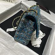Chanel Woolen Cloth Sequin Bag A69900 Size 25.5cm - 6