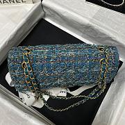 Chanel Woolen Cloth Sequin Bag A69900 Size 25.5cm - 3
