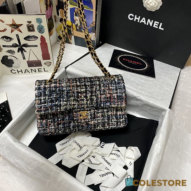 Chanel Extra Mini Classic Tweed Bag A69900 Size 25.5cm - 1