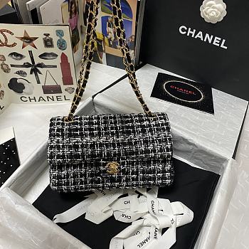 Chanel 18 Extra Mini Classic Tweed Bag A69900 Size 25.5cm
