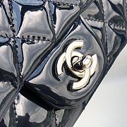 Chanel Mini Flap Bag Patent Leather In Black 1116 20cm - 5