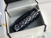 Chanel Mini Flap Bag Patent Leather In Black 1116 20cm - 6