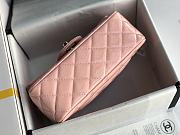 Chanel Mini Flap Bag Patent Leather In Pink 1116 20cm - 6