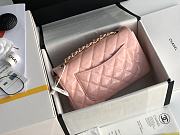 Chanel Mini Flap Bag Patent Leather In Pink 1116 20cm - 3