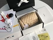 Chanel Mini Flap Bag Patent Leather In Beige 1116 20cm - 1