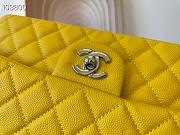Chanel Medium Classic Bag In Yellow A58600 Size 25.5cm - 6