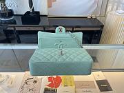 Chanel Medium Classic Bag In Blue A58600 Size 25.5cm - 2