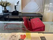 Chanel Medium Classic Bag In Red A58600 Size 25.5cm - 4