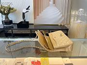 Chanel Medium Classic Flap Bag In Beige A58600 Size 25.5cm - 4