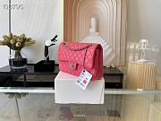 Chanel Medium Classic Flap Bag In Pink A58600 Size 25.5cm - 2