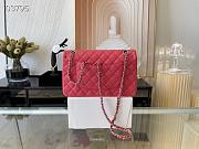 Chanel Medium Classic Flap Bag In Pink A58600 Size 25.5cm - 3