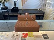 Chanel Medium Classic Flap Bag In Brown A58600 Size 25.5cm - 5