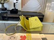 Chanel Medium Classic Flap Bag In Light Yellow A58600 Size 25.5cm - 5