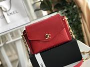 Chanel Latest Organ Flap Bag In Red 94305 Size 22x8x15cm - 1