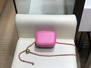 Chanel Small Classic Box In Pink A88828 Size 8.5x11x7cm - 2